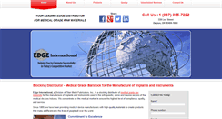 Desktop Screenshot of edgeintl.com